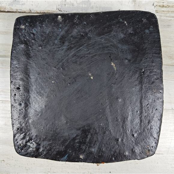 VTG Mayan Chess Set Mini Hand Carved White Blue Pieces 6"X6" Board With Storage - Picture 4 of 12